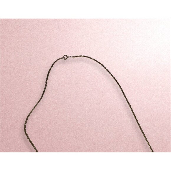 Vintage Gold-Tone Twisted Chain Necklace With Lobster Clasp Closure Elegant Desi - Picture 5 of 5